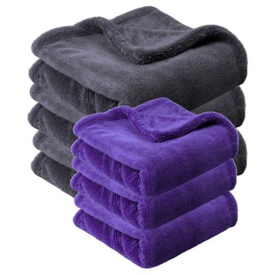 China Super QUICK DRY Absorbent Plush Microfiber Towels Twisted Loop Absorbent Drying Towel For Cars for sale