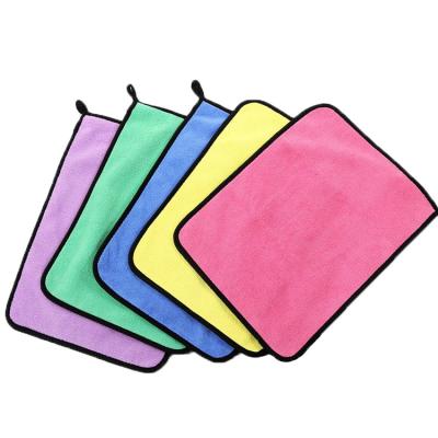 China Super QUICK DRY Absorbent Microfiber Car Wash Towels Free Samples Drying Car Cleaner Towel With Logo for sale