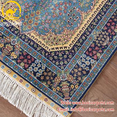 China Single Henan Bosi 2'x4' Cover Egyptian Handmade Silk Rug Oriental Silk Rug In Cheap Price for sale