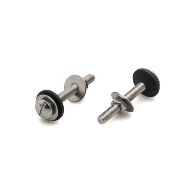 China Modern 2 Pieces Tank Stainless Steel Connector Fixing Screws For Toilet Seat for sale