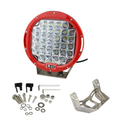 China Super Bright PC Spot Flood 12v 9inch 96w Round Led Driving Spot Light For Auto , Truck for sale