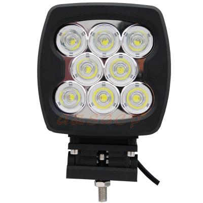 China PC Super Bright IP67 12v 7inch 80w Flood Waterproof Car Led Work Light Led Spot Work Lights Truck for sale