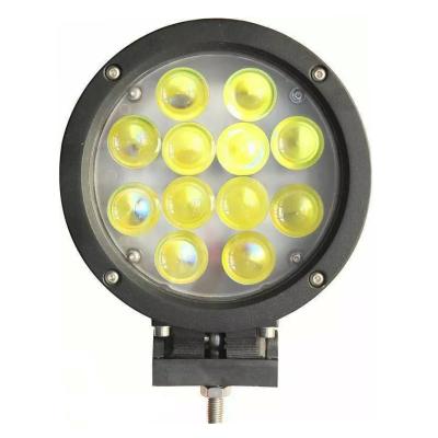 China Super Bright Spot Light 24v 12v 60w PC 7 Inches Round Led Off Road Work Lights For Tucks for sale