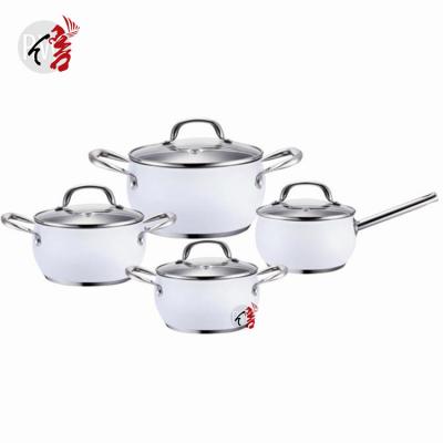 China Non-Stick Cookware Cookware Sets For Induction Cooker Realwin Cookware Set Induction Stainless Steel for sale