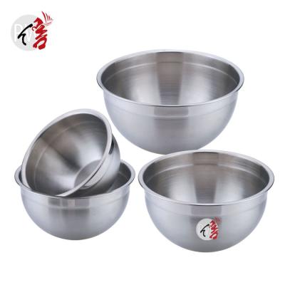 China Realwin Sustainable Dinnerware Salad Bowl Fruit Vegetable Stainless Steel Mixing Bowl For Healthy Living for sale