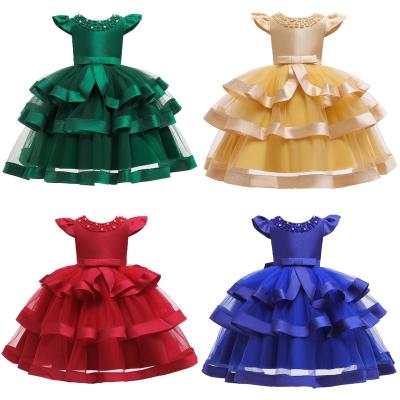 China Breathable summer Korean version westernized children's dress fashion personality girl princess dress short sleeved wholesale for sale