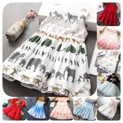 China 2023 Summer New Korean Version Children's Wear Breathable Mesh Fashion Princess Dress Girls Dress for sale