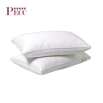 China Best Supplier Unique Hilton Bed Folded Design Pillow Wholesale 100% Cotton Fabric for sale