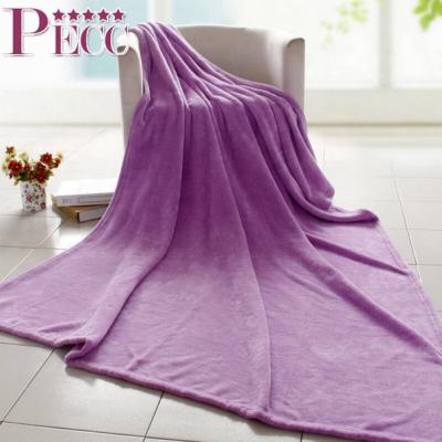 China Super Soft Anti-pilling Printing Coral Fleece Cashmere Throw Tail Blanket New Products for sale