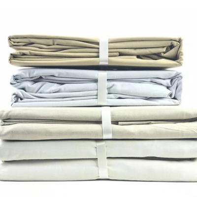 China King Simply 100% Cotton 200TC Size Fitted Sheet Solid Color for sale