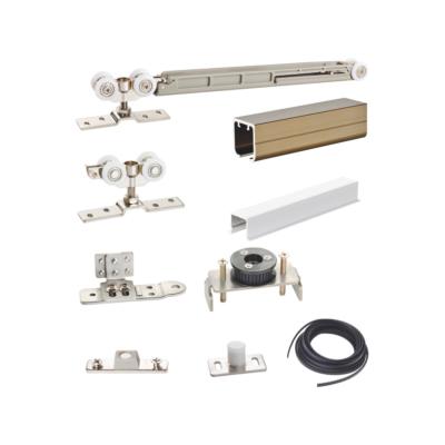 China Modern Design Groove Ball Bearing Linkage Sliding Door Roller Products and Modern Deep Sliding Accessories Hardware Manufacturers for sale