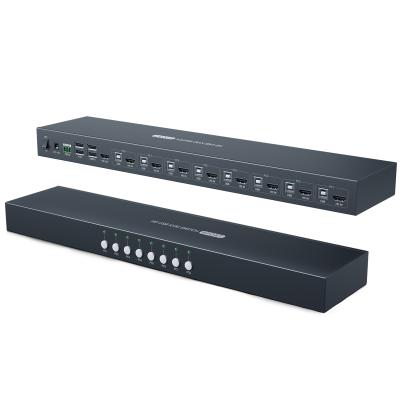 China One Keyboard KVM USB Switcher 8 in 1 Out of PC 8 Share Keyboard and Mouse HDMI Switcher Support 4K@30Hz, Support HDM I-to-DVI to Adapters zu verkaufen