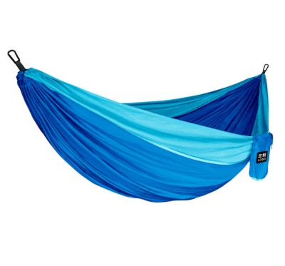 China Straight Tying Type Amazon Popular Hammock Best Selling Portable Nylon Camping Hammock With Adjustable Straps for sale