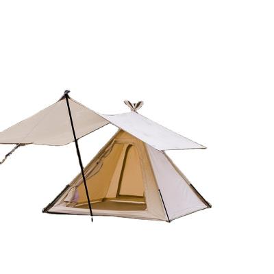 China Hot Sale Canvas Teepee Tent Large Straight Tying Pyramid Type Camping On Sale for sale