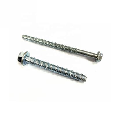 China HEX Galvanized Flange Head Screw Concrete Anchor Custom Size Masonry Bolt Cement Anchor for sale