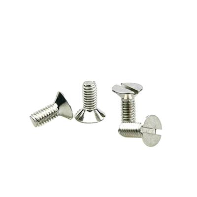 China DIN 963 Flat Slotted Countersunk Head Screws Flat Head Machine Screw for sale