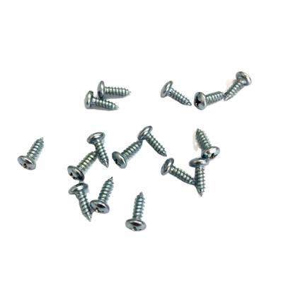 China Pan Cross Recessed Phillips Drive Pan Head Zinc Plated Self Tapping Screws DIN7981 for sale