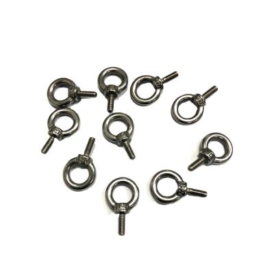 China DIN580 Construction Industry Mechanical Eye Bolts Stainless Steel Lifting Eye Bolt for sale