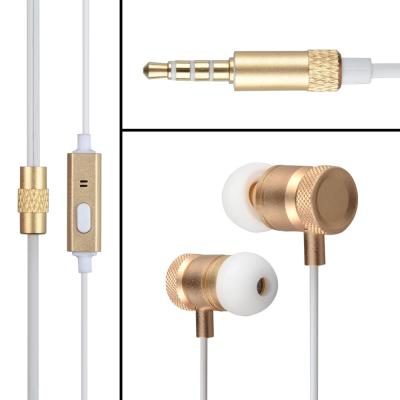 China Premium In Ear Stereo Headphones Earbuds Tangle Free With Mic for sale