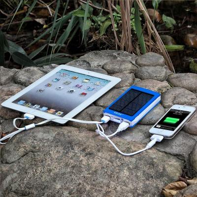 中国 リチウム ポリマー大きい容量の移動式携帯用力は 10000mah 二重 USB を取引します 販売のため