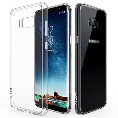 China Des Kratzer-Gummiabdeckung beständiges flexibles TPU Gel-weiche Silikon-des Samsung Galaxy-S8 zu verkaufen