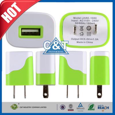 China Plusuniversal-USB Stromadapter Iphone 6, wir Stecker Usb-Wand-Reise-Ladegerät zu verkaufen