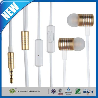 China Universalstecker Mic der metallkopfhörer-oder -kopfhörer-Verwicklungs-3.5mm für Iphone 6 zu verkaufen