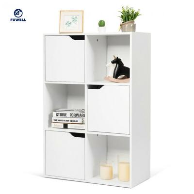 China 6 Cube Wooden Organization Viable Storage Shelves for sale