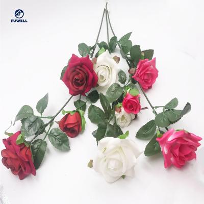 China CLASSIC hot sale home decoration FL11457 during the long simulation preserved Rose for sale