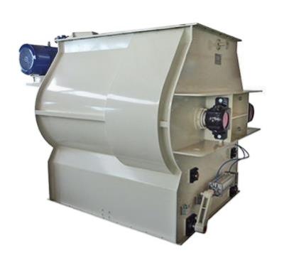 China Feed Mixing Double Shaft Poultry Feed Mill Mixer for sale