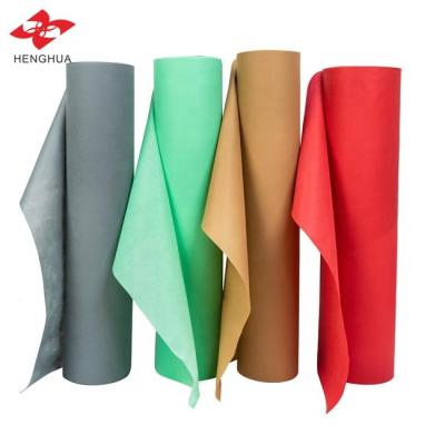 China Anti-bacteria Henghua Breathable Polypropylene Spunbond Nonwoven Fabric Rolls For Car Sofa Cover Wadding Dress Fanny Pack Table Cloth for sale