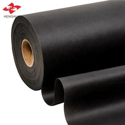 China Henghua pp Agriculture Anti-bacteria Non-mulching Non-woven Fabric Landscape Ground Cover Weed Barrier Black In Roll for sale