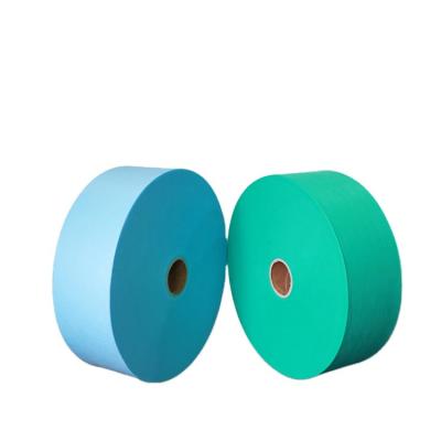 China Wholesale 17.5cm Blue Polypropylene Anti-bacteria Henghua Spundbond PP Roll Nonwoven Fabric Recycled Bag Non Wovens for sale