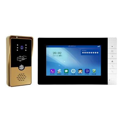 China Video Intercom Built-in Villa Camera 7 Inch Screen HD Video Doorphone Video Intercom Color HD for sale