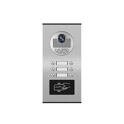 China Built-in Camera Intercom Open Video Multi Door Telephone System 4 Wire Apartment Multi Room Intercom for sale