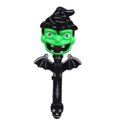 China Ghost Call Witch Bat Platic Hot Sale Magic Wand Halloween Festival Supplies Luminescent Toys for sale