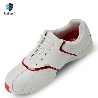 China Fashion / Durable Customize Professional Fashion Design Comfortable Waterproof Women Golf Shoes for sale