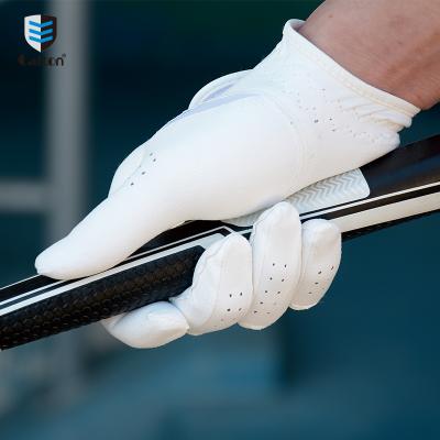 China Sports wholesale new design super high quality fiber cloth golf gloves for men for sale