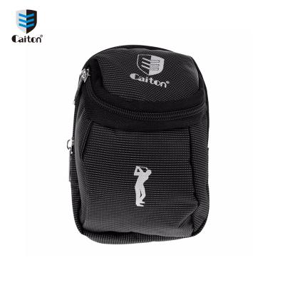 China Manufacturer Wholesale Custom Cheap Lightweight Canvas Golf Ball Holder Mini Ball Pouch Bag G128 for sale