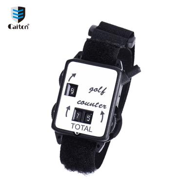 China Hot Selling High Quality Professional Black Mini Sports Golf Watch Score Counter for sale