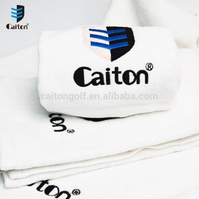 China Golf Towel With Crochet Caiton Cotton Golf Towel Economic Custom Three Towel Golf Triple Towel for sale