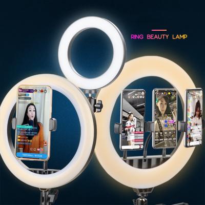 China Live Stream Facial Video Make 360 ​​Degree Rotation Photography Selfie Ring Light Up Ring Light for sale