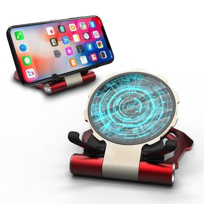 China Fast Qi Wireless Charger Stand Phone Holder Stand Type To Micro USB C For IOS Android for sale