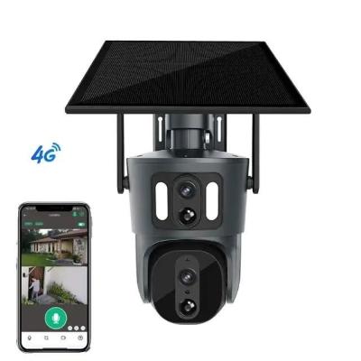 China Auto Tracking 4G SIM UBOX Solar Camera for sale