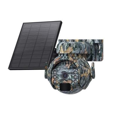 China Camuflaje Mini 4G Sim Card Cámara solar HD de color completo Cámara solar exterior en venta