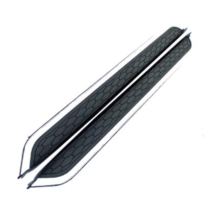 China 2Pcs Exterior Decoration Fits For Mazda CX-5 2017-2021 Black Fixed Aluminum Nerf Bar Side Step Running Panel for sale