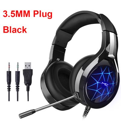 China High Quality Headband Noise Canceling USB RGB Earphones Gaming Headset With Microphone for sale