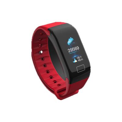 China Touch Screen F1 Plus Heart Rate Monitor Clock Health Women Wristband Magnetic Men Wristband for sale