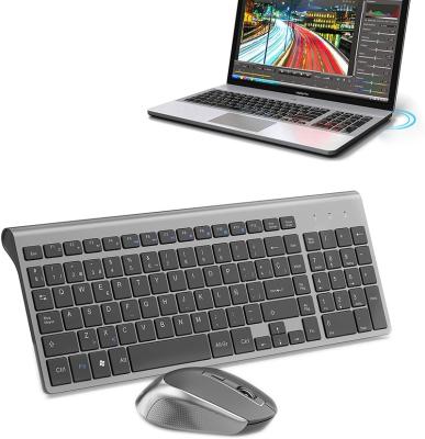 China Hot Selling 2.4G Wireless Waterproof Keyboard And Mouse Combo For Notebook PC for sale