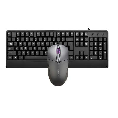 China Hot Selling Waterproof USB Wired Keyboard Mouse Combos For Gaming PC Laptop Computer for sale